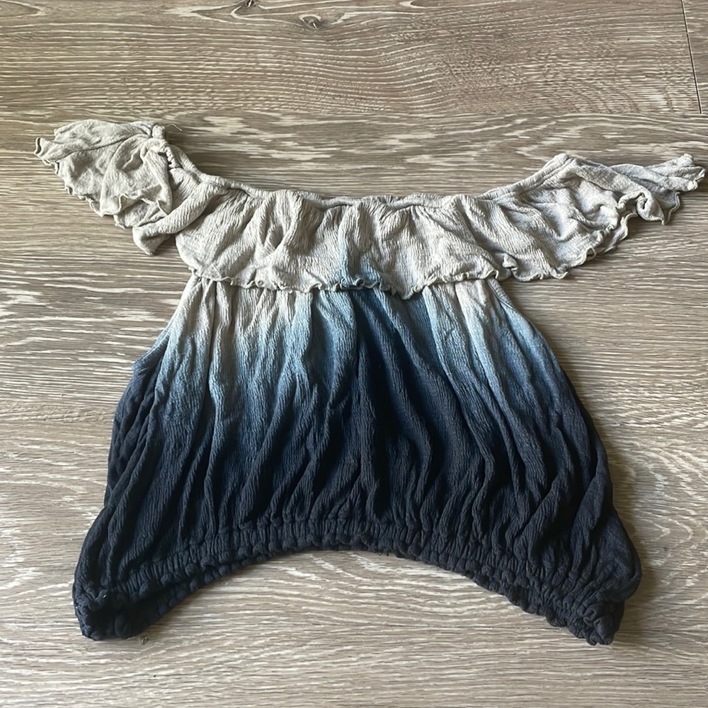 Free People Ombré Strapless Top